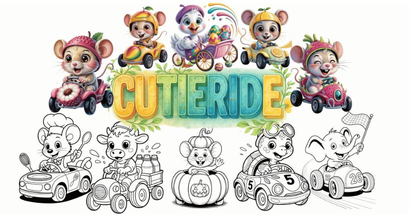 CutieRide Coloring Pack Review