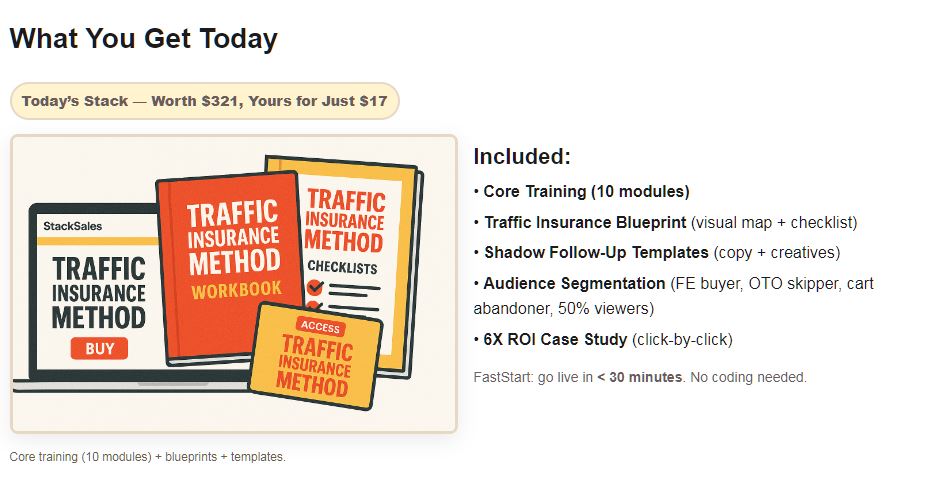 StackSales Traffic Insurance